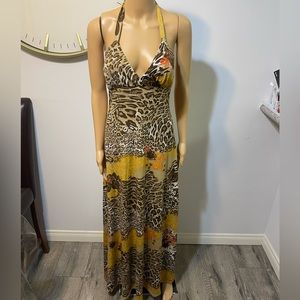 sequin hearts maxi dress sz L